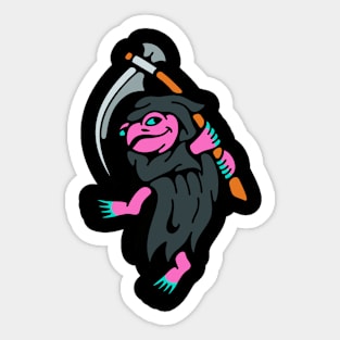 Frog reaper Sticker